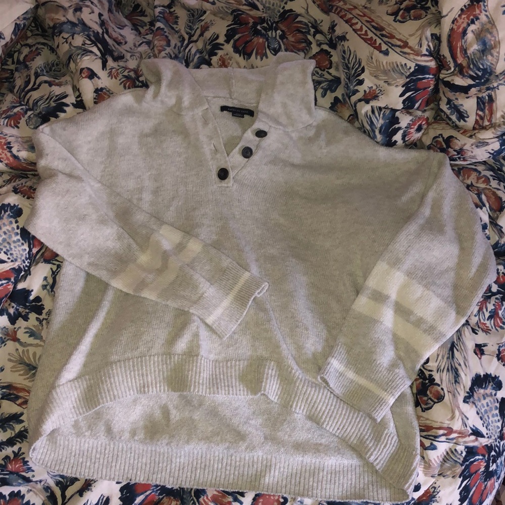 AE Hooded varsity sweater